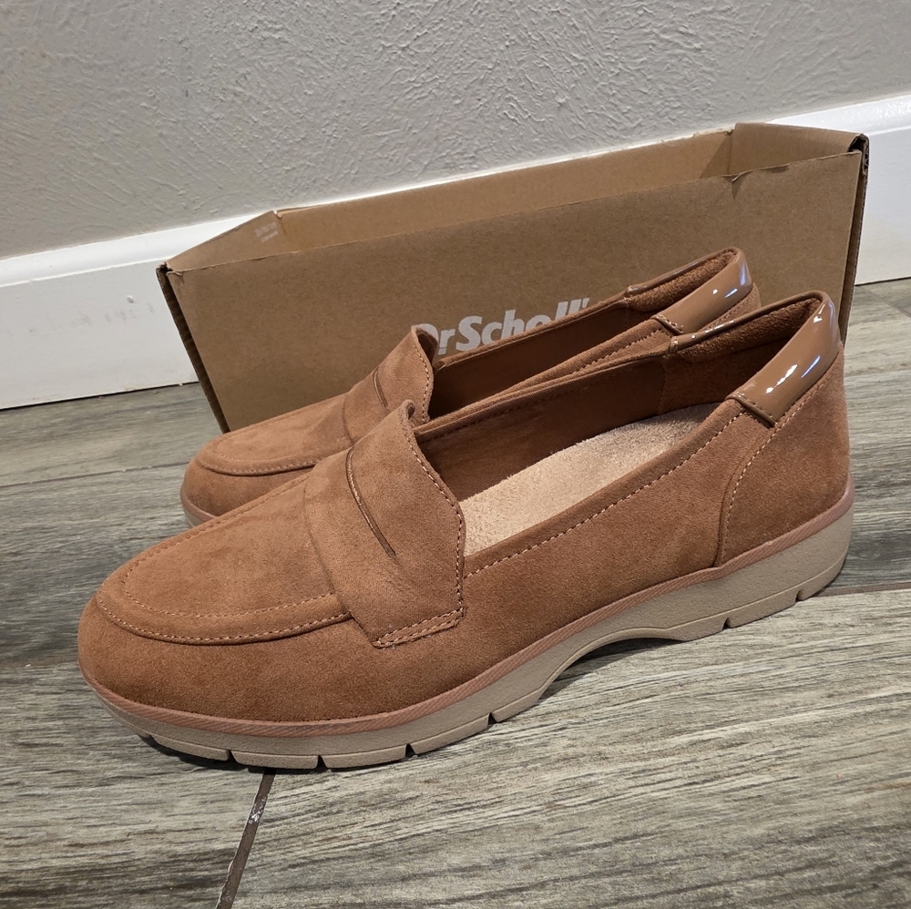 Dr. Scholl's Women's Brown Slip-On Loafers - Picture 3 of 6